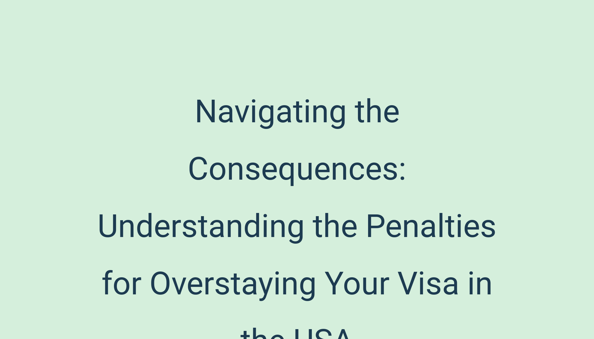 Navigating The Consequences Understanding The Penalties For